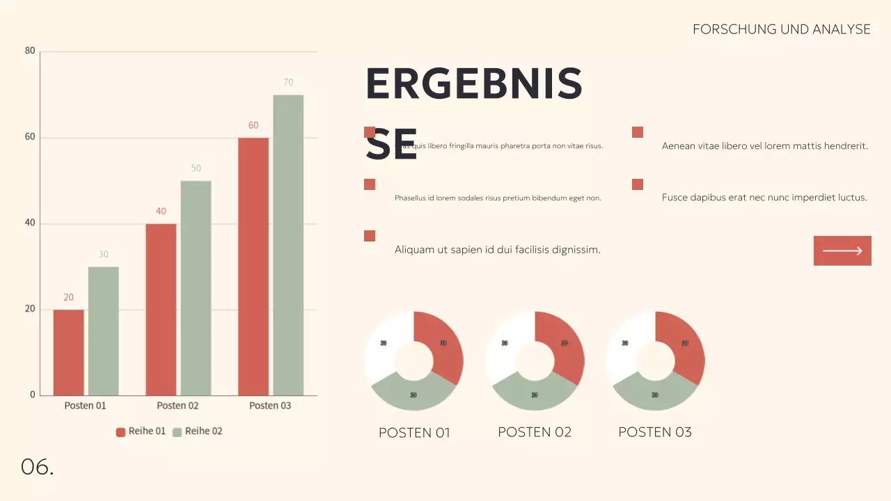beige moderne Projektpräsentation