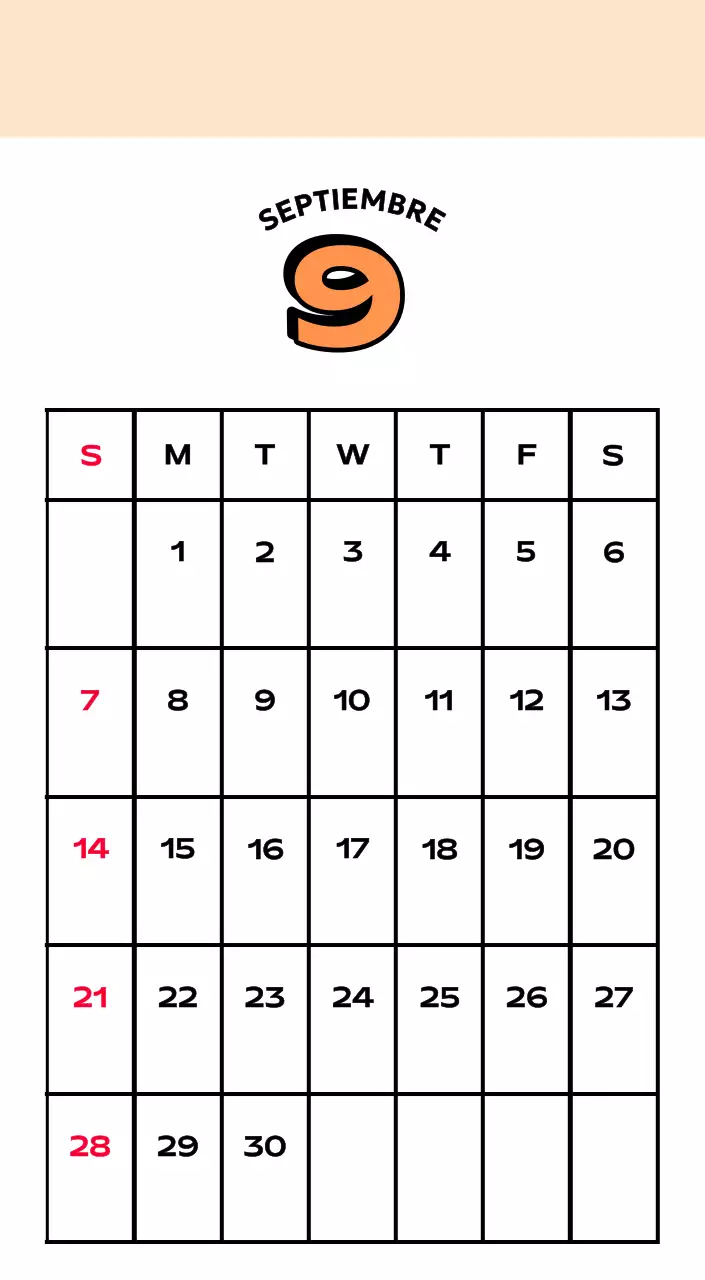 Coloridos calendarios con diversas ilustraciones retro