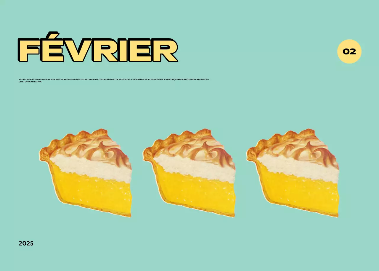 Calendriers colorés avec une variété d'illustrations rétro