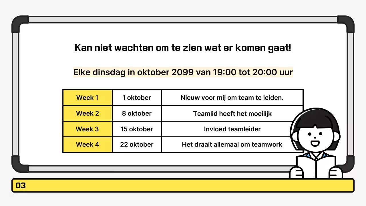 Zwarte eenvoudige trainingsgids