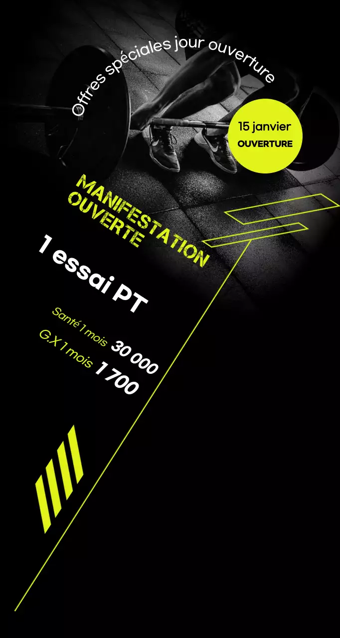 Black Modern Fitness Events