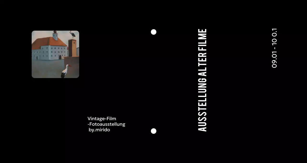 Black Vintage Ausstellungsführer