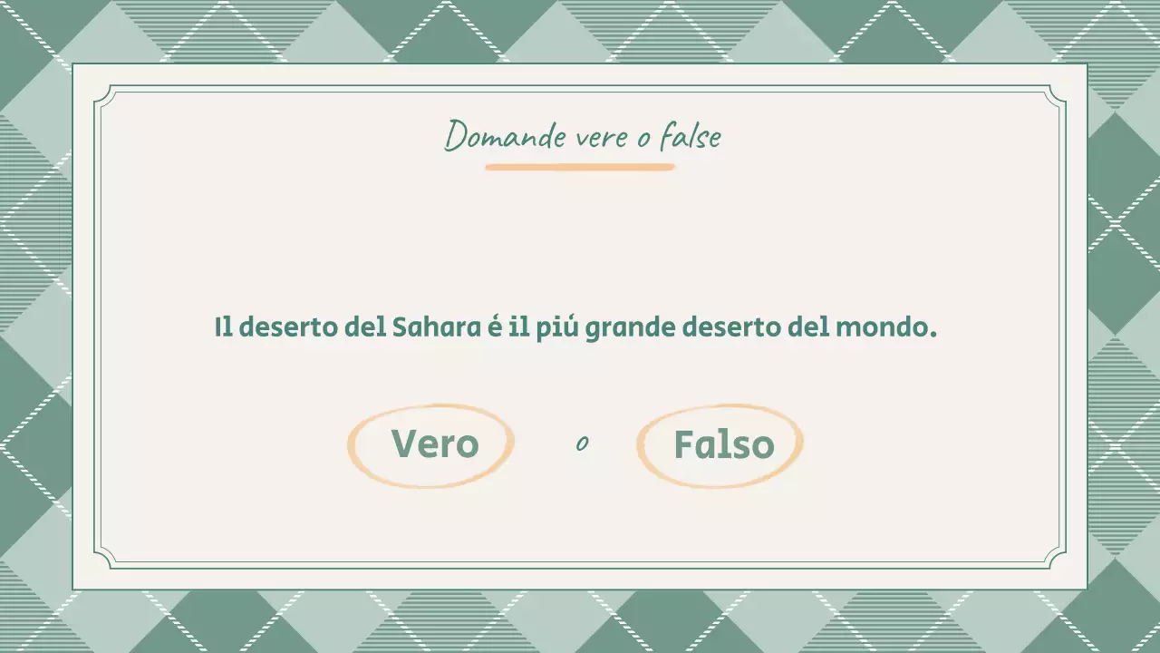 Presentazione del quiz scolastico Preppy Cute Green