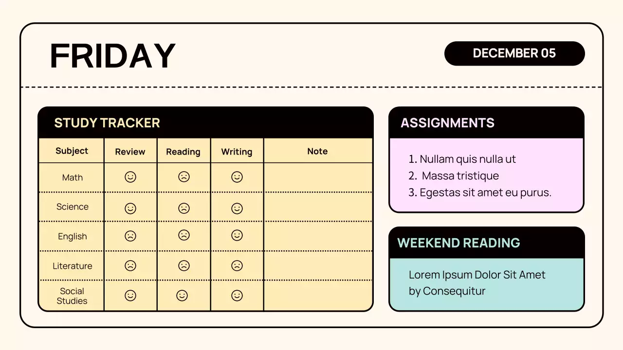 Beige Simple Class Agenda Presentation
