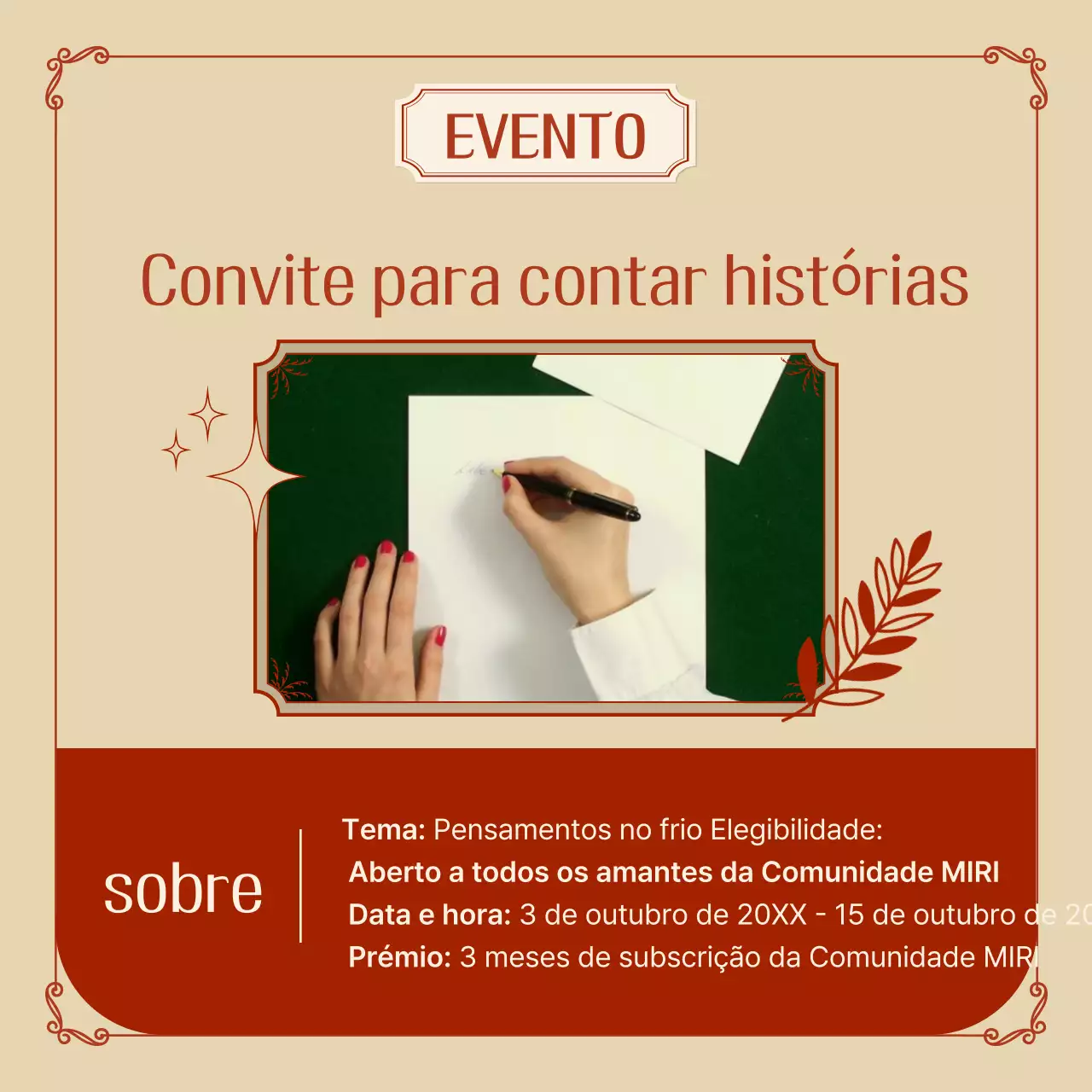 Resumo de eventos do Beige Classic