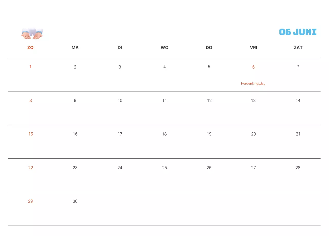 Een feestelijk ziekenhuis met illustraties met gezondheids- en gezinsthema's en kleurrijke accenten