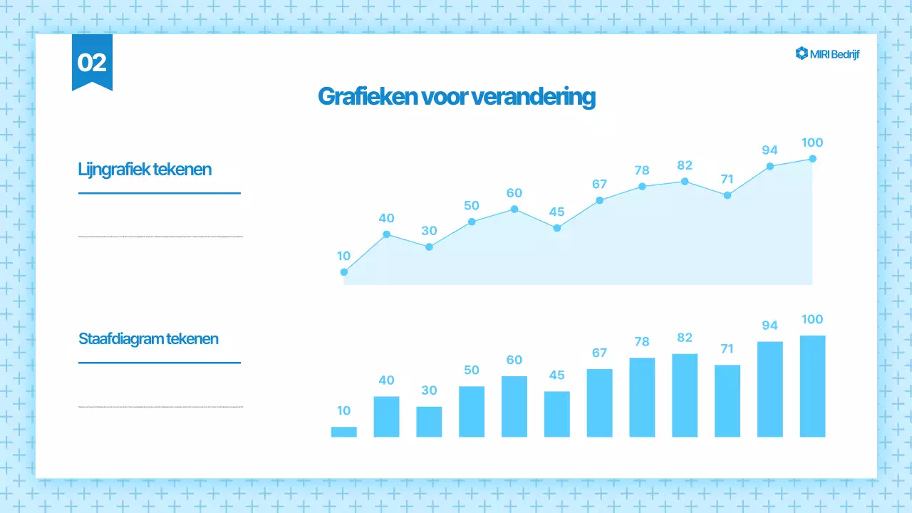 Blauwe moderne presentatie-advertenties