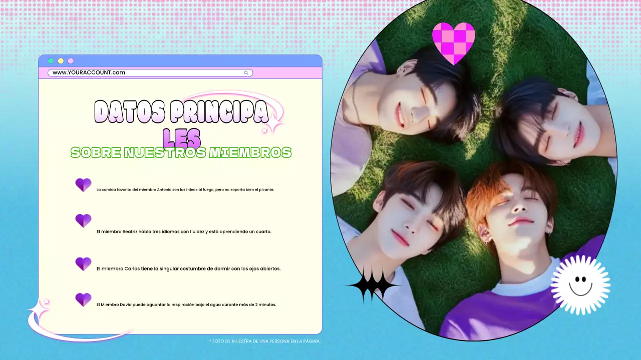 boletín retro fandom azul