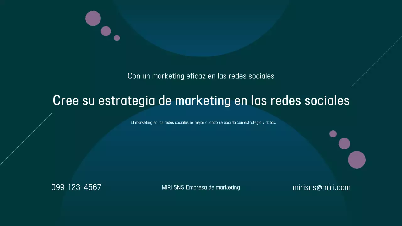 Promover la guía moderna de marketing azul marino y arco iris