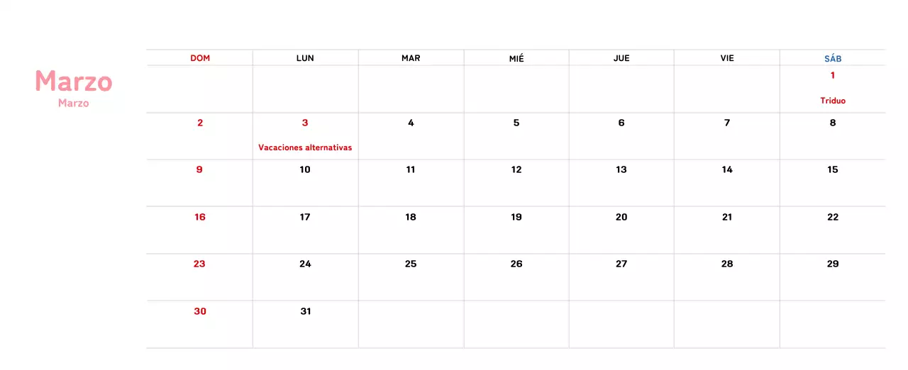 Calendario de Año Nuevo con cálidas ilustraciones