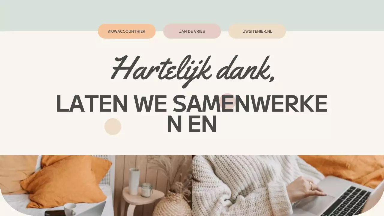 beige abstract creatief portfolio