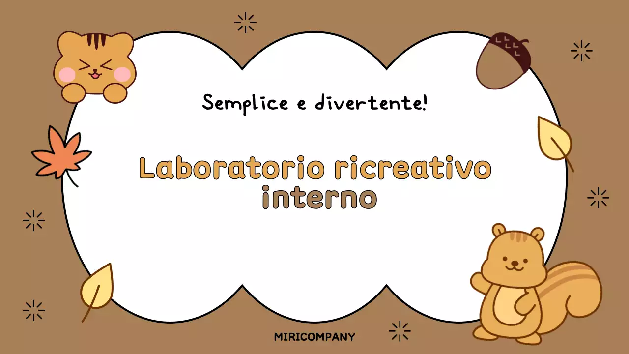 Un'accogliente ricreazione in laboratorio in marrone e beige Spiegato