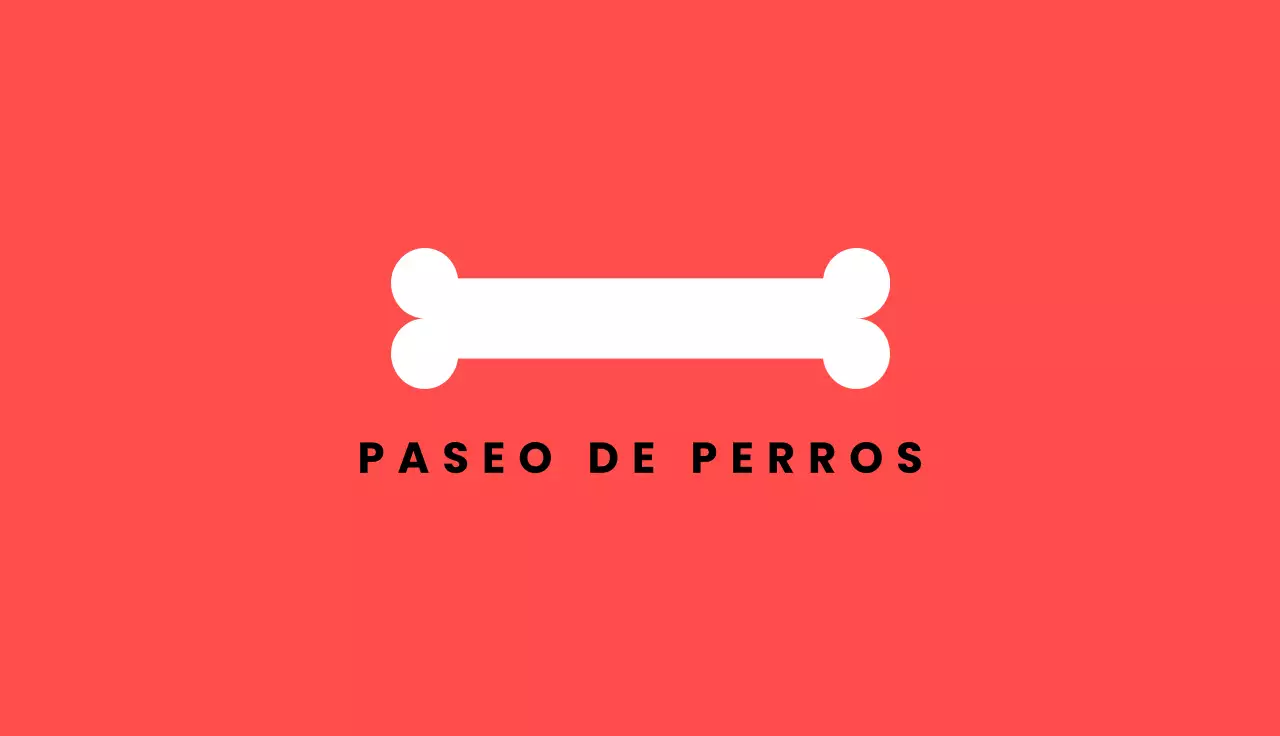 tarjeta de visita minimalista roja