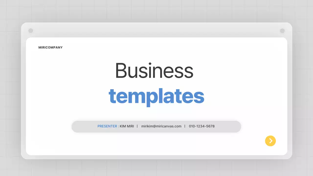 A gray, clean business plan