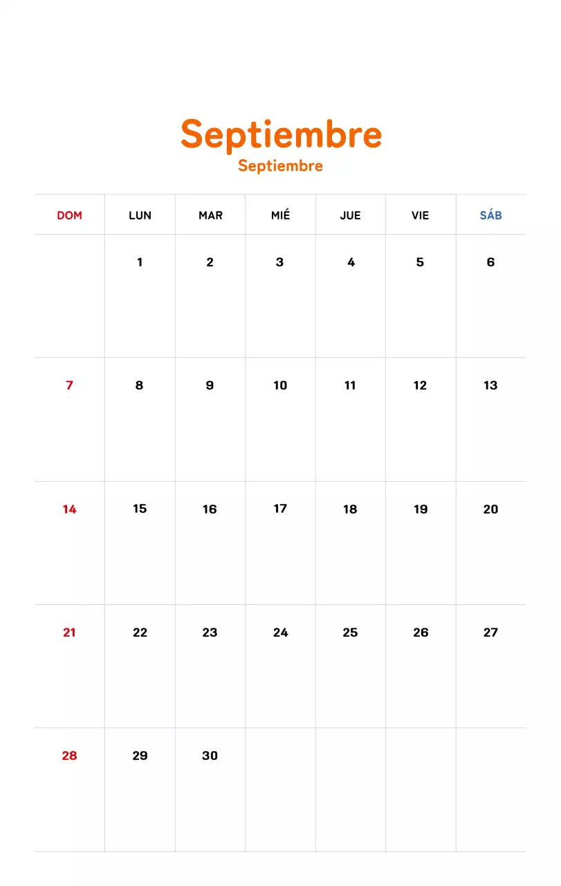 Calendario de Año Nuevo con cálidas ilustraciones