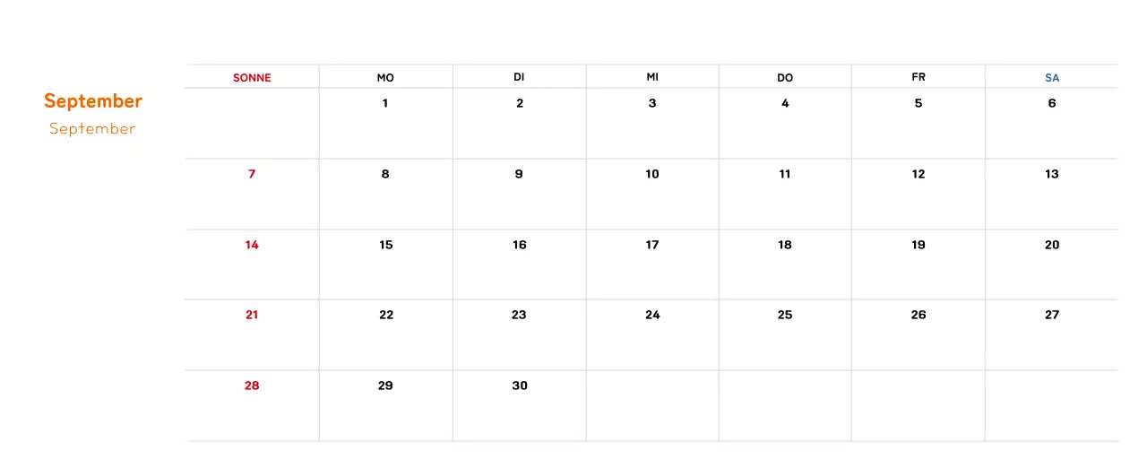 Neujahrskalender mit warmen Illustrationen