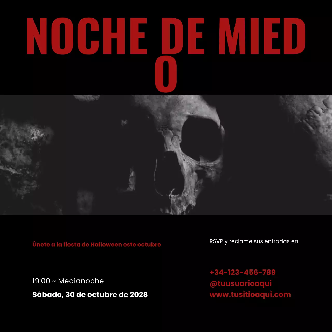 Halloween Party Social Media Square