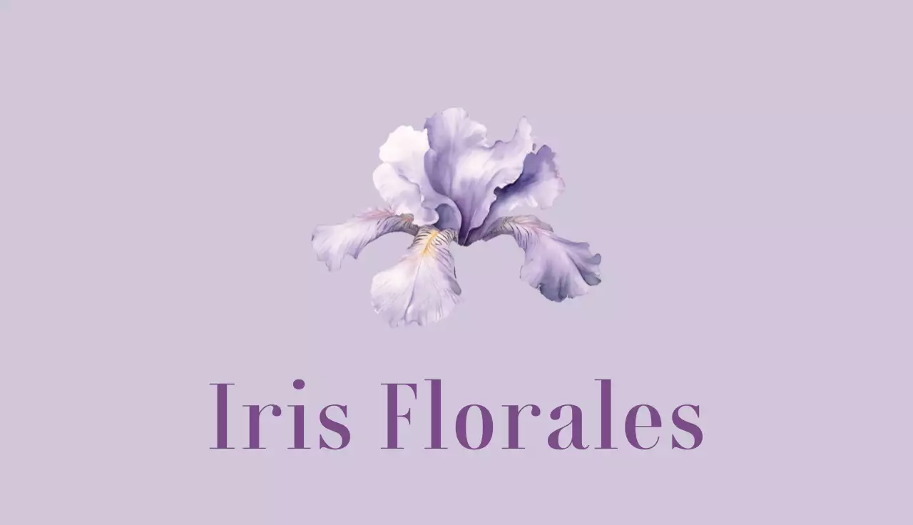 tarjeta floral elegante morada