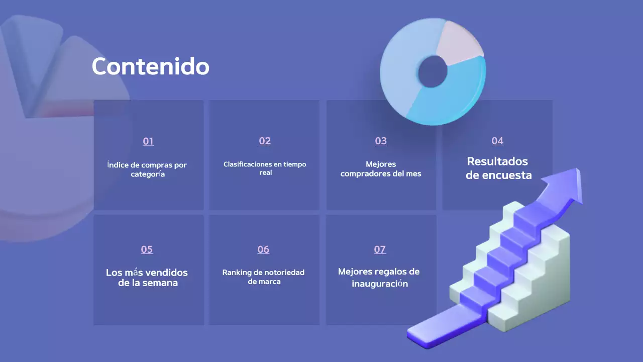 Una moderna propuesta de tabla de clasificación en azul y blanco