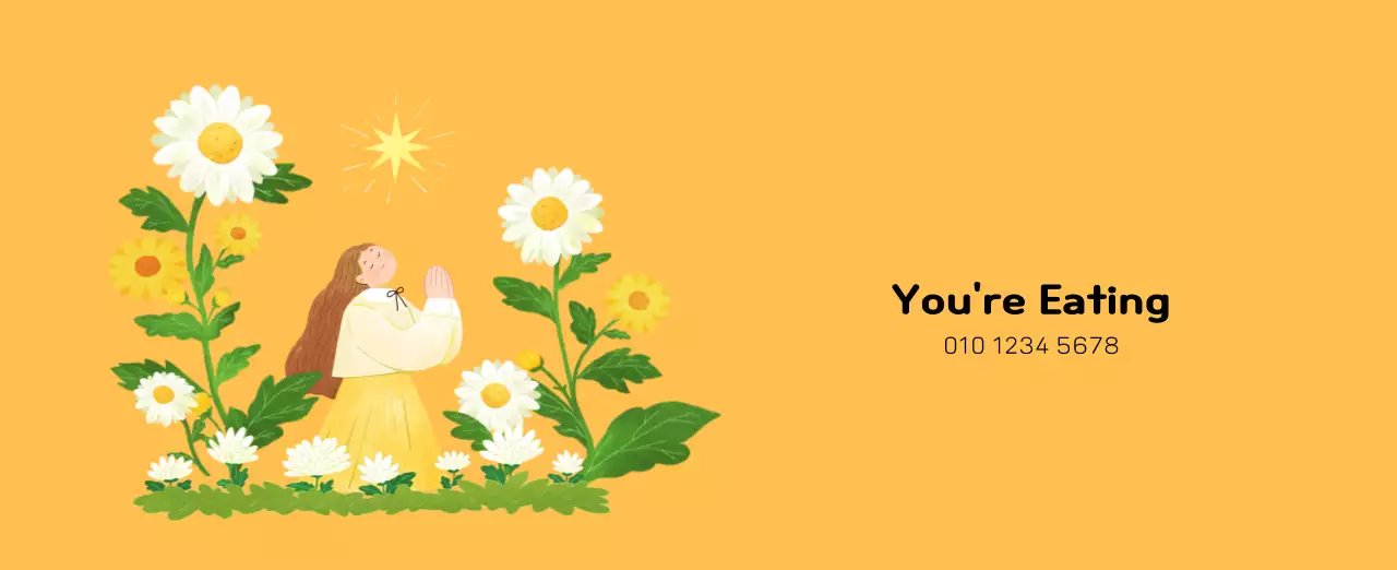 New Year's calendar with a warm, illustrated feel