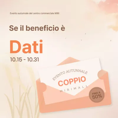 Evento di vendita semplice arancione