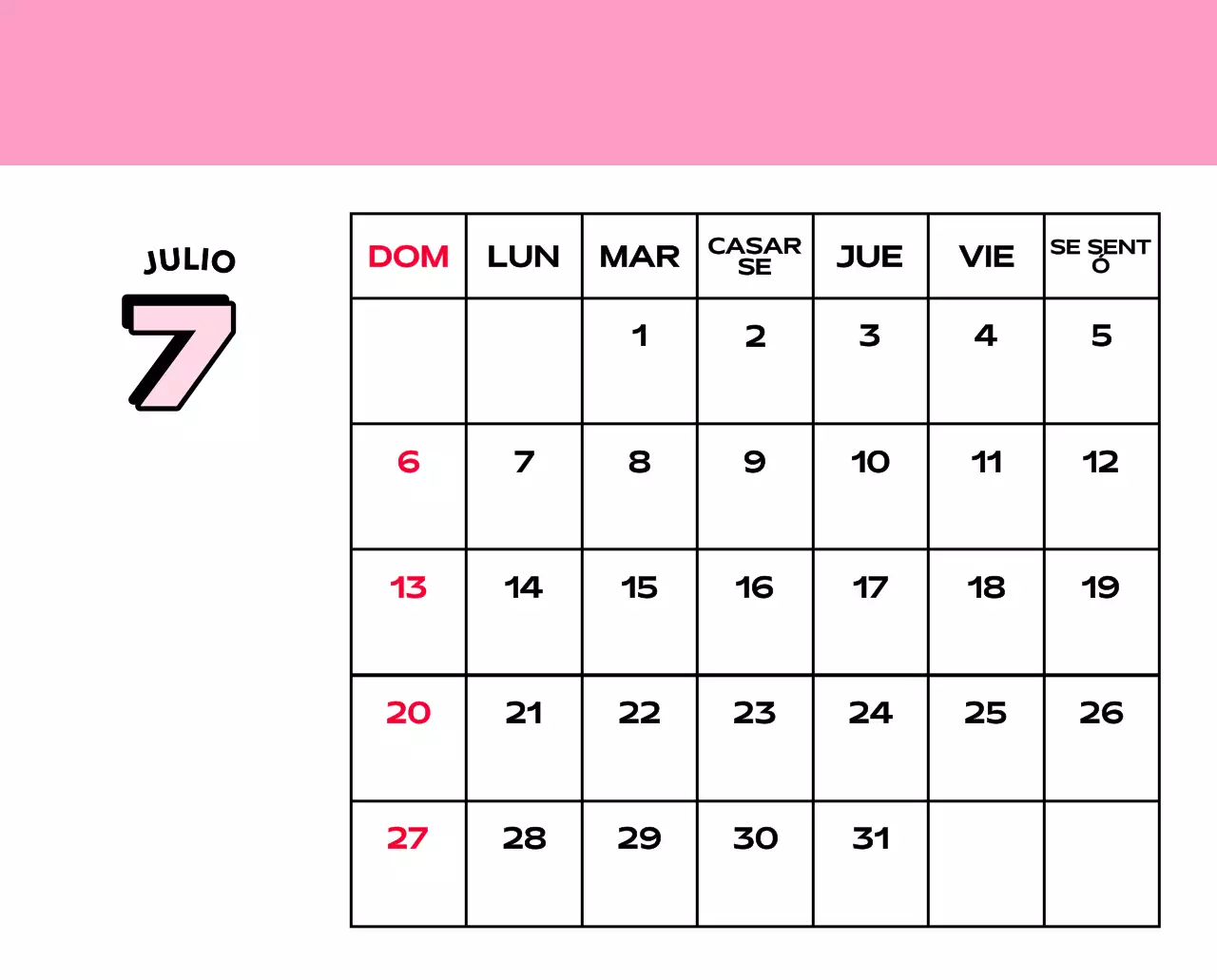 Coloridos calendarios con diversas ilustraciones retro