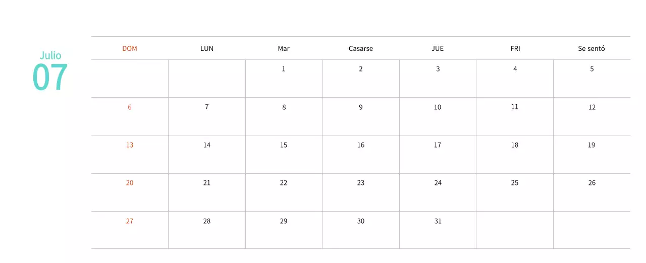 Calendario de Año Nuevo con cálidas ilustraciones