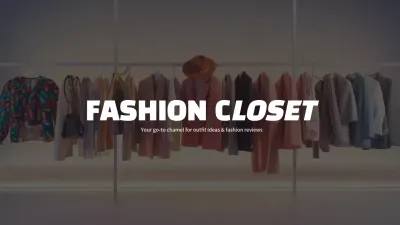 Beige Modern Fashion Promotion YouTube Thumbnail