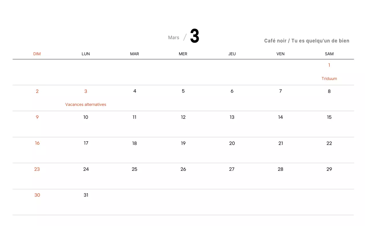 Un café sentimental blanc et brun