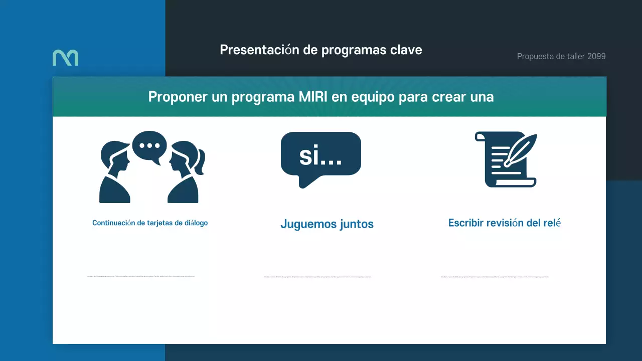 Una sencilla propuesta de taller en azul y verde