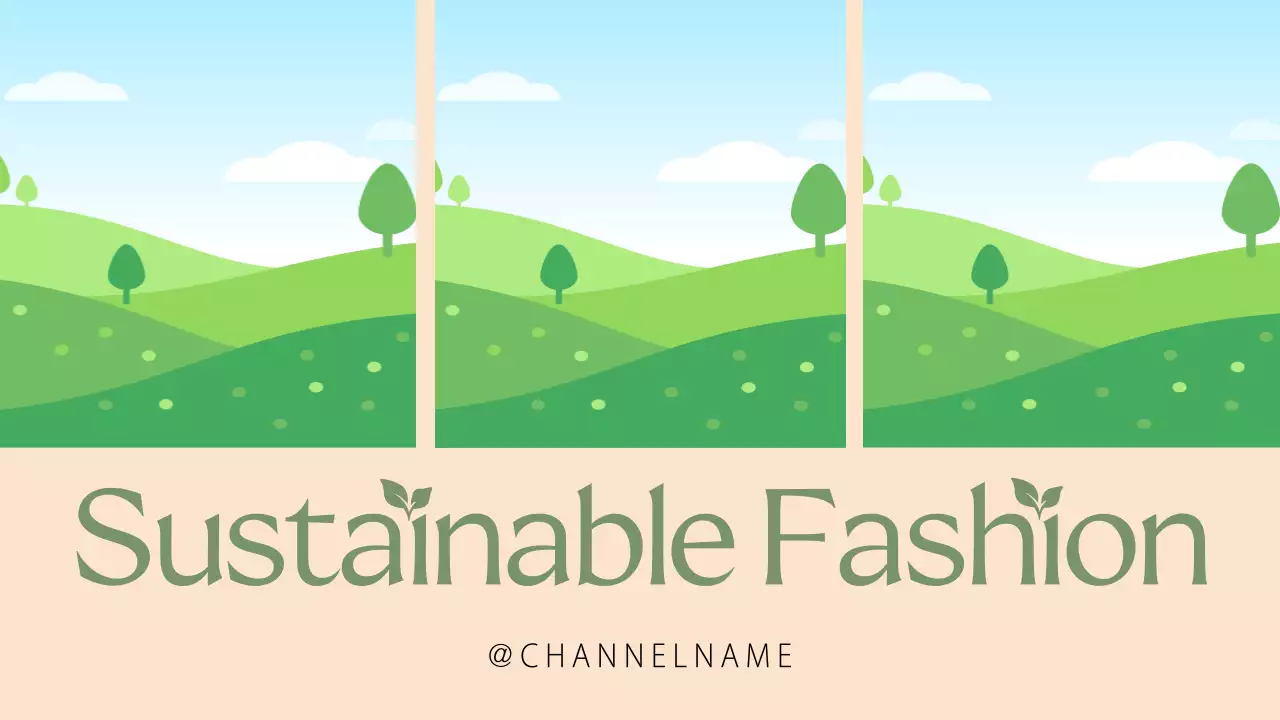 Beige Modern Fashion Promotion YouTube Thumbnail