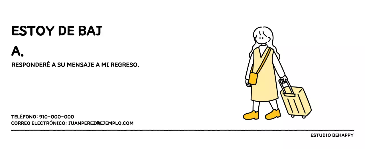 Calendario ilustrado con un bonito estilo de líneas