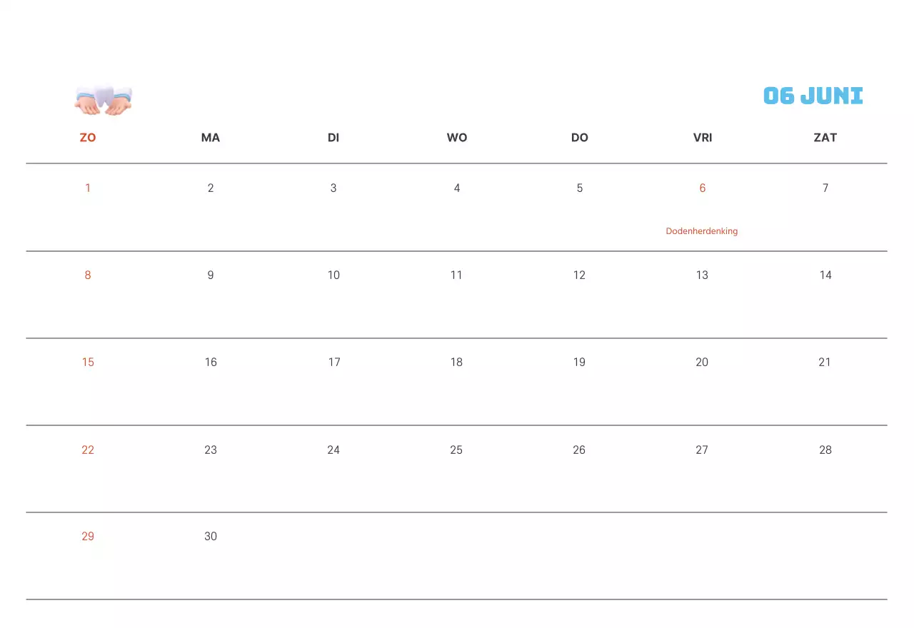 Een feestelijk ziekenhuis met illustraties met gezondheids- en gezinsthema's en kleurrijke accenten