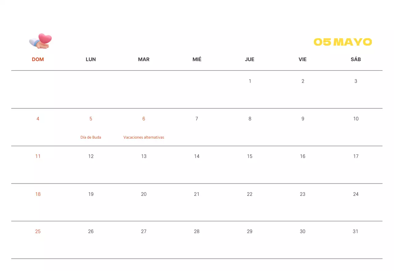 Un hospital festivo con ilustraciones de temática sanitaria y familiar y acentos de color