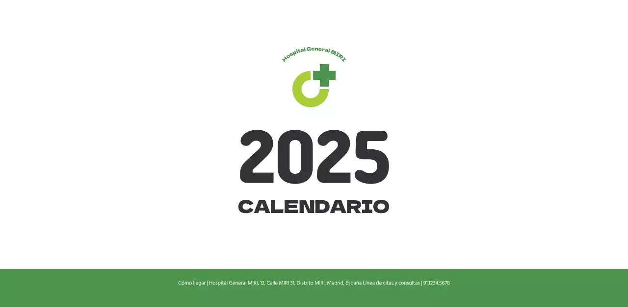 Un hospital festivo con ilustraciones de temática sanitaria y familiar y acentos de color