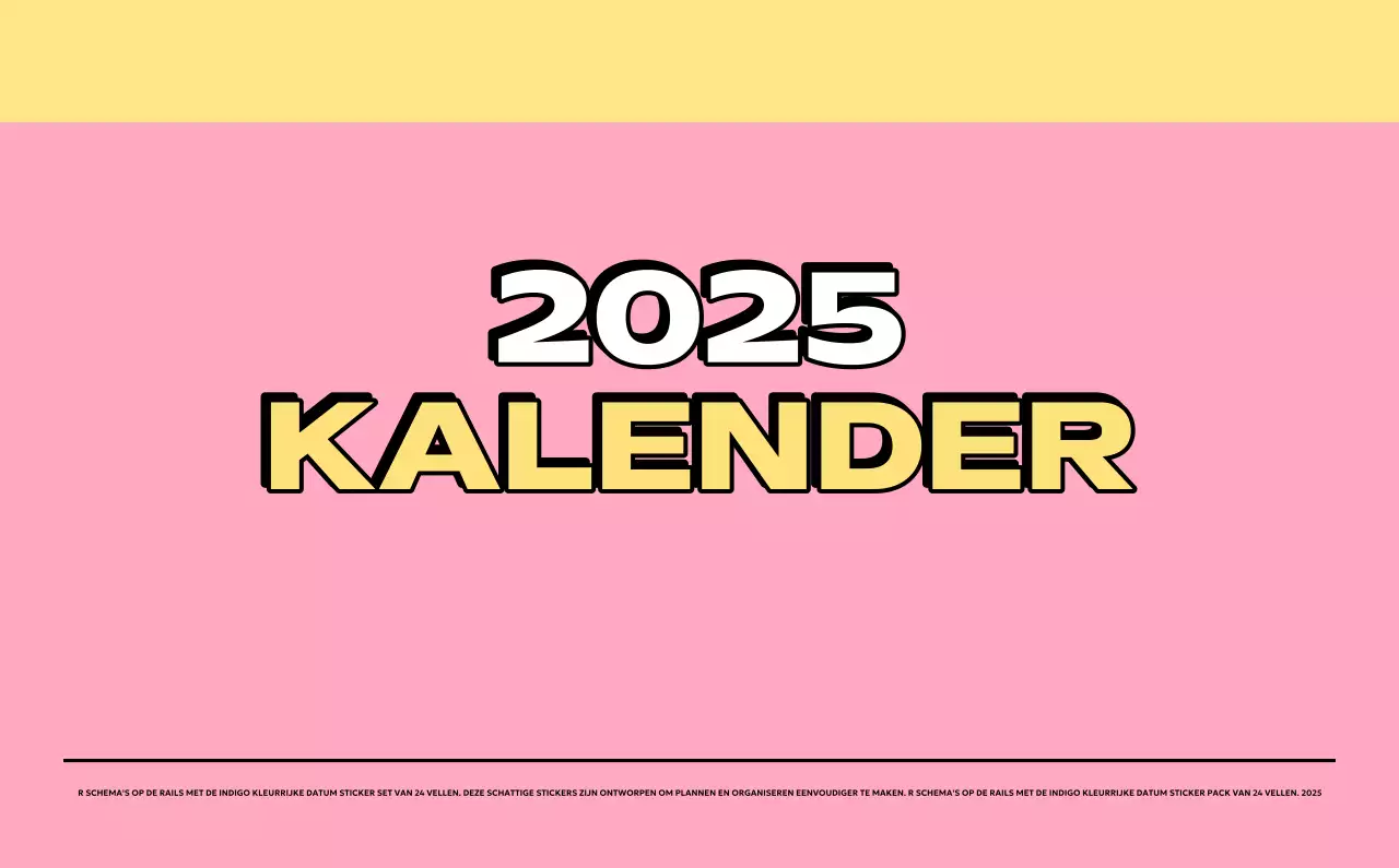 Kleurrijke kalenders met verschillende retro-illustraties