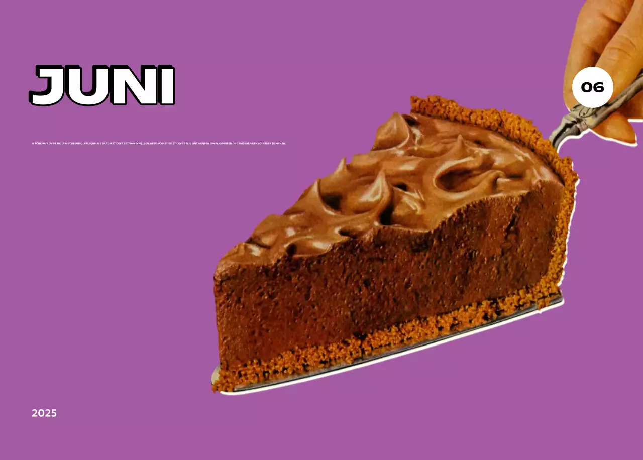 Kleurrijke kalenders met verschillende retro-illustraties