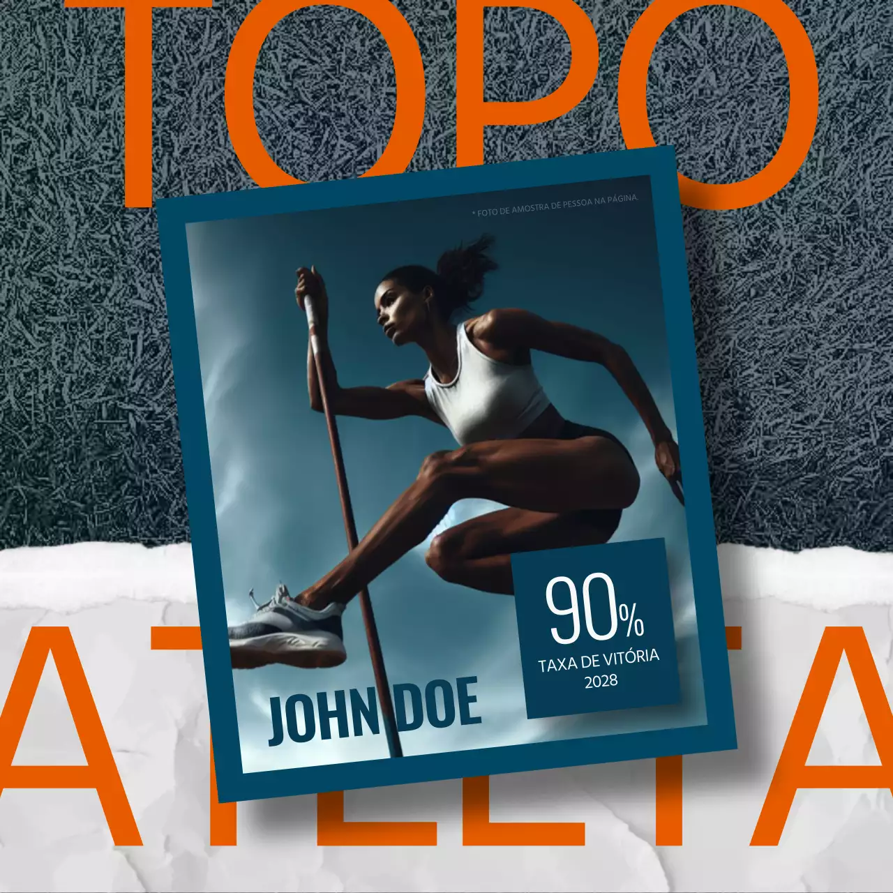 teal orange modern top player information