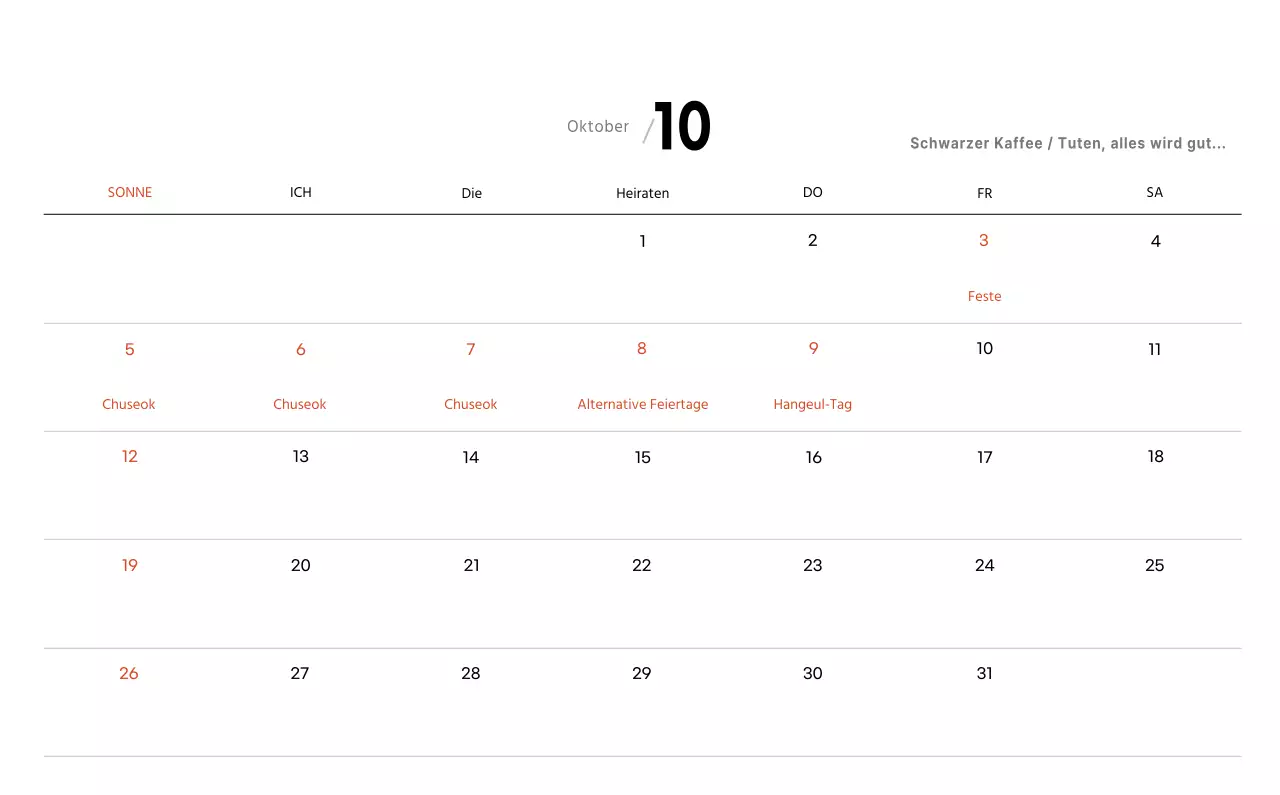 Ein weiß-braunes sentimentales Café
