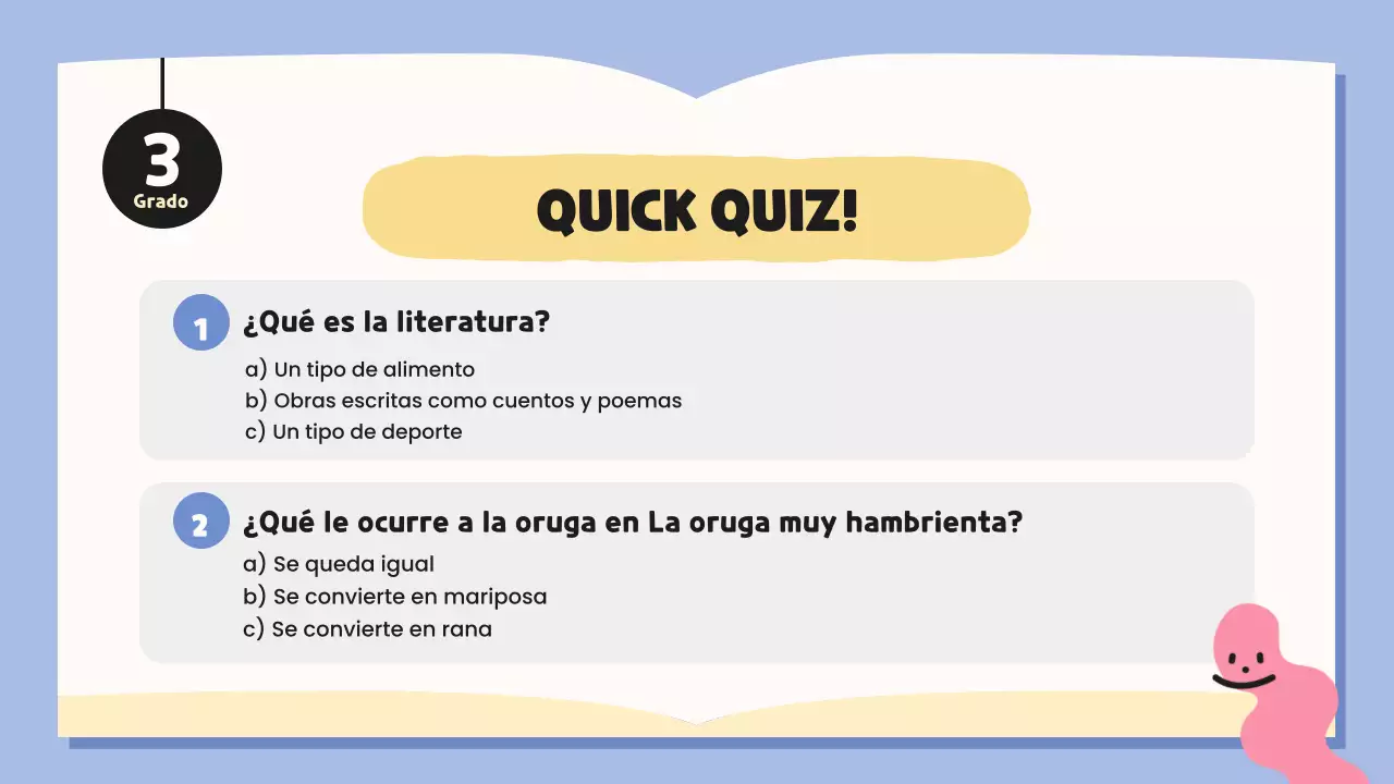 clase de literatura caprichosa azul