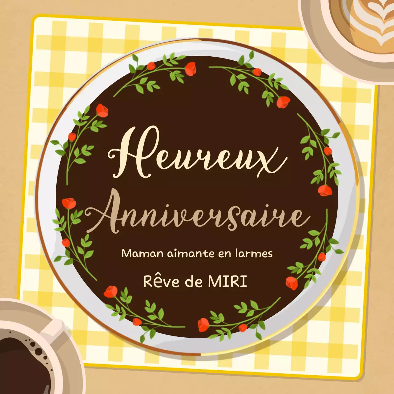 Joyeux anniversaire Brownie