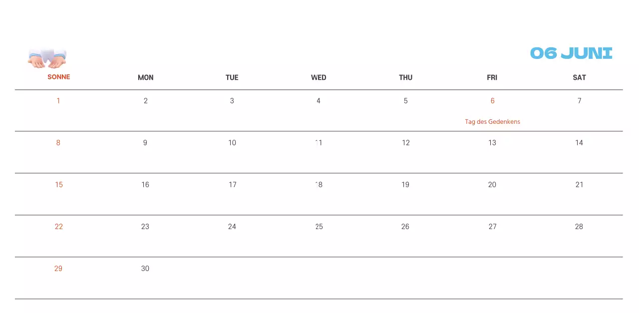 Ein festliches Krankenhaus mit Illustrationen zum Thema Gesundheit und Familie und farbenfrohen Akzenten