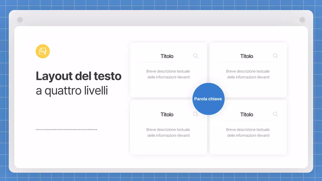 Un business plan grigio e pulito