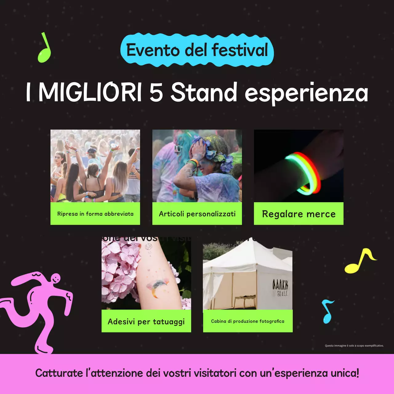 Una guida ai festival con un tocco di nero