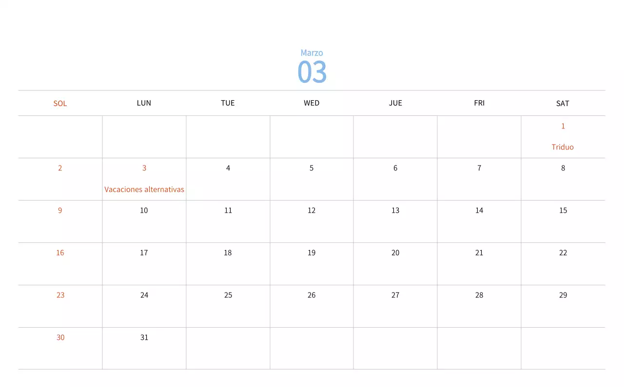Calendario de Año Nuevo con cálidas ilustraciones