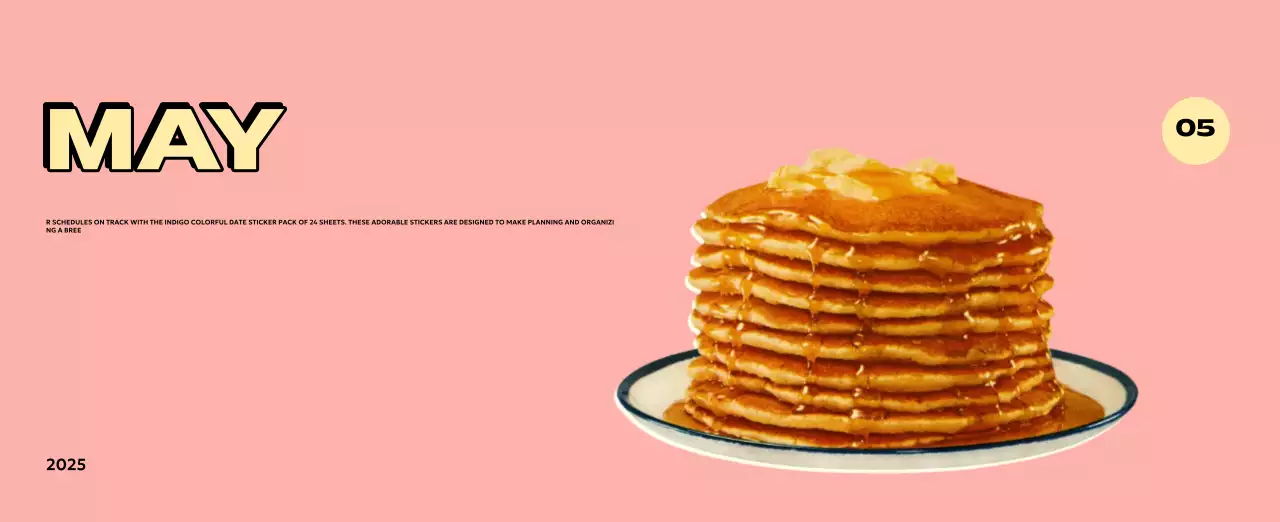 Colorful calendars with a variety of retro illustrations