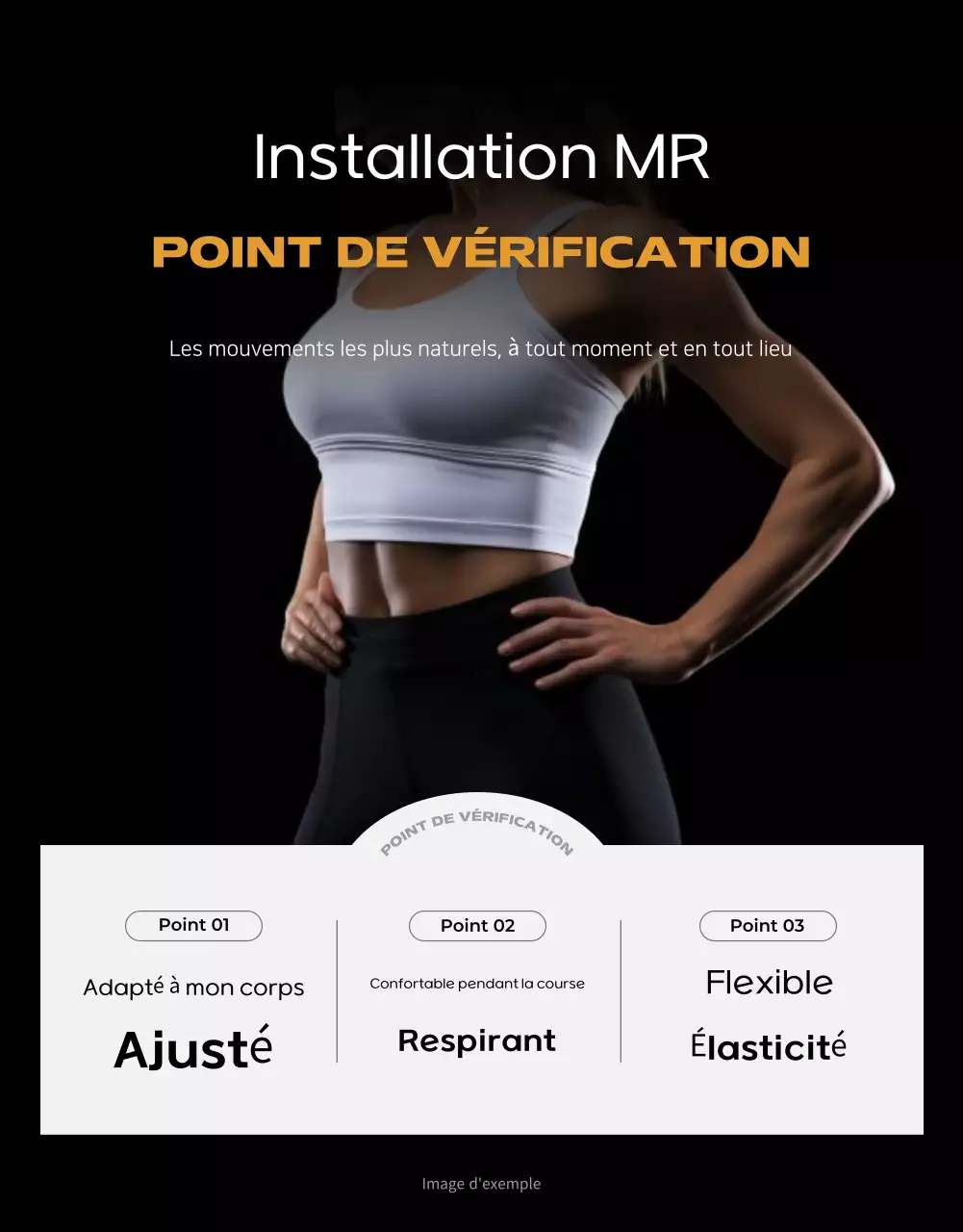 Promouvoir les produits sportifs modernes jaunes