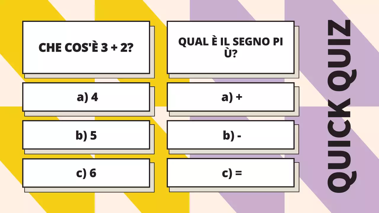 Materiale colorato e semplice per le lezioni di matematica