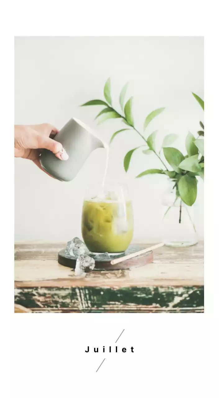 Calendrier de bureau photo simple pour les cafés dans les tons blancs