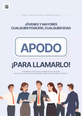 Promover una campaña sencilla de color azul claro